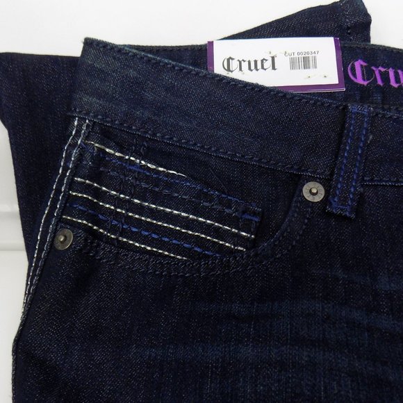 Cruel Blake Denim Jeans Size 30/9 Low Rise Slim Boot Cut NWT - Picture 8 of 12